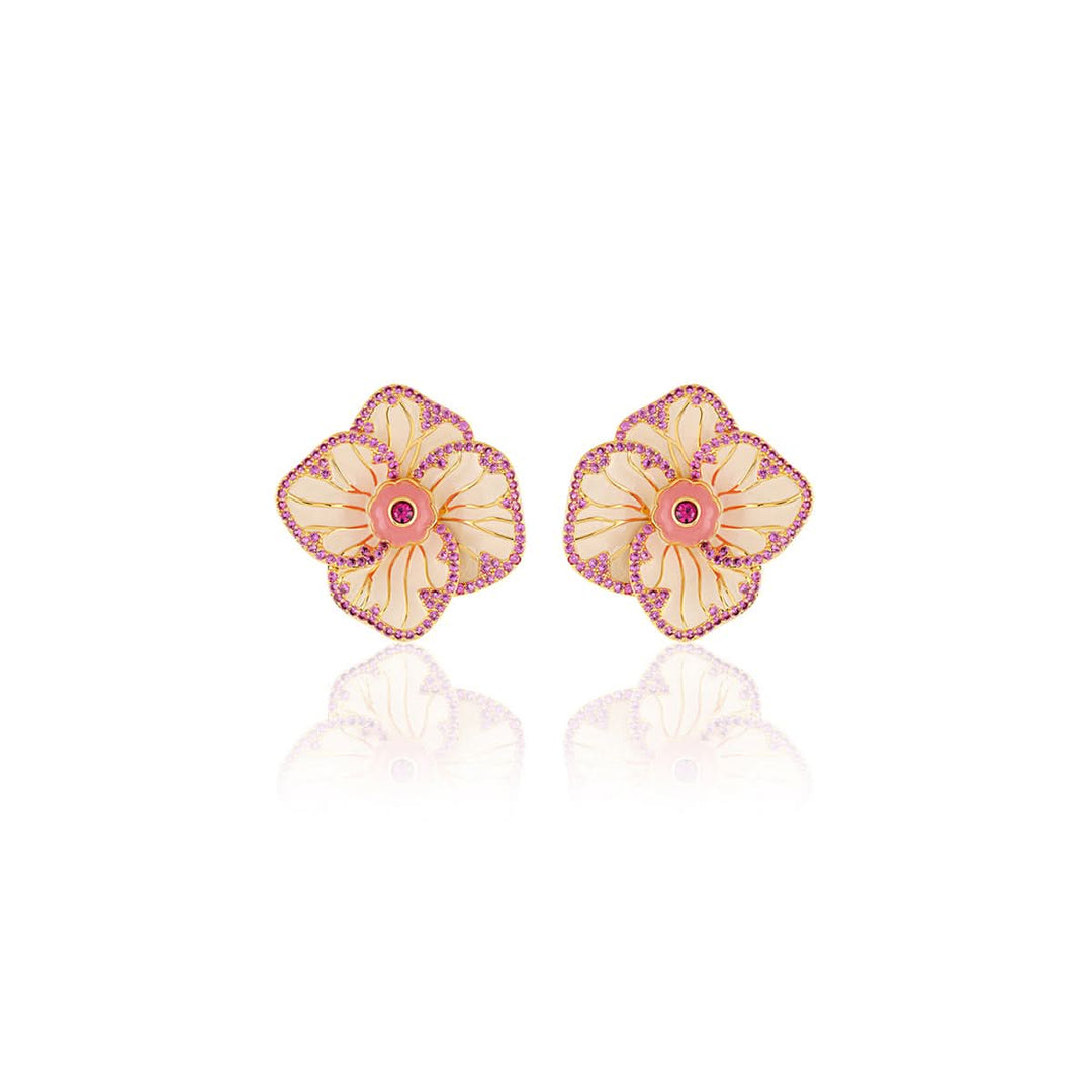 Rosé Frost Stud Earrings