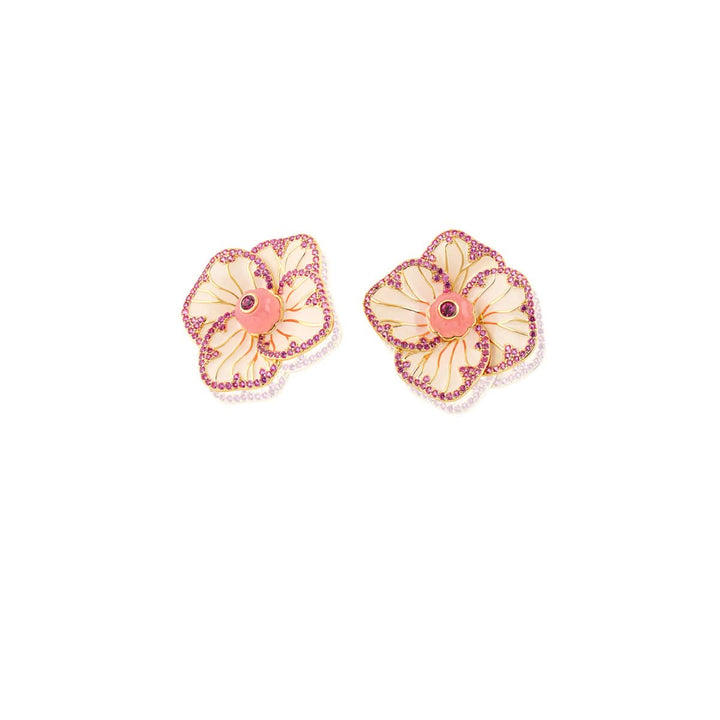 Rosé Frost Stud Earrings