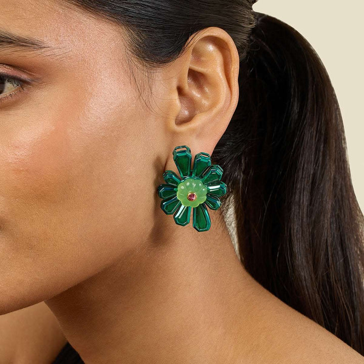 Garden Gleam Stud Earrings