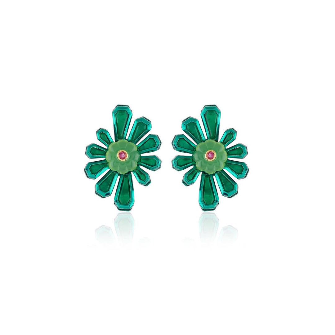 Garden Gleam Stud Earrings