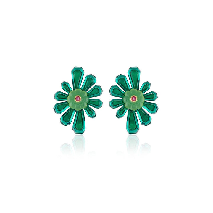 Garden Gleam Stud Earrings