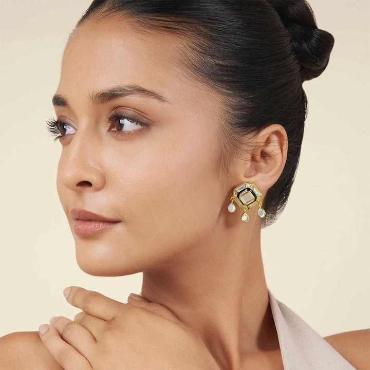 Deco Mirrored Studs