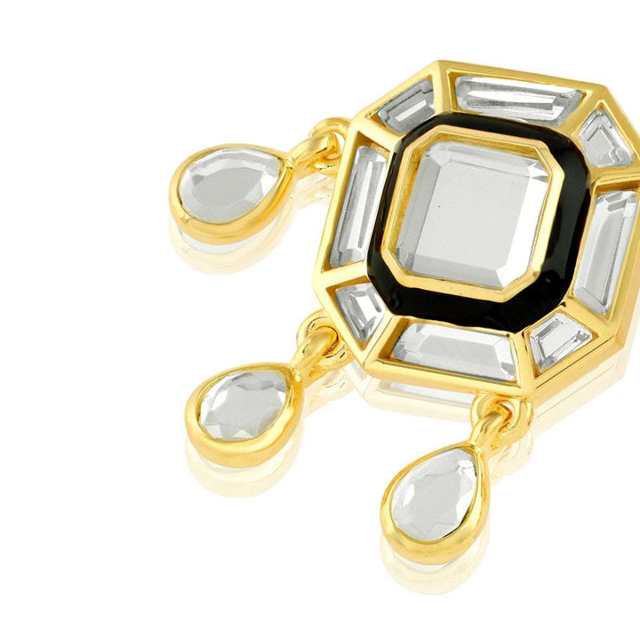 Deco Mirrored Studs