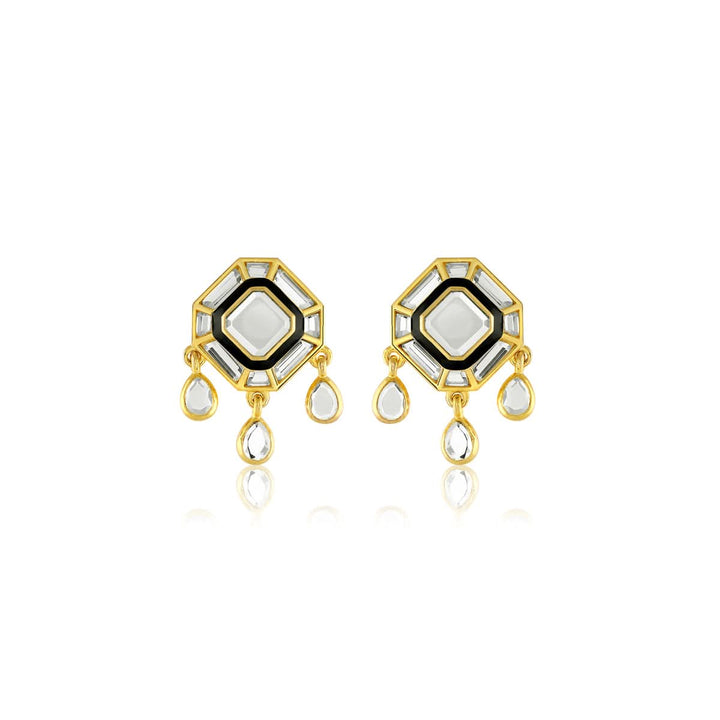 Deco Mirrored Studs