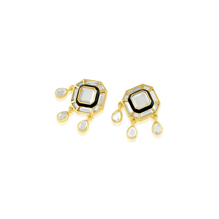 Deco Mirrored Studs