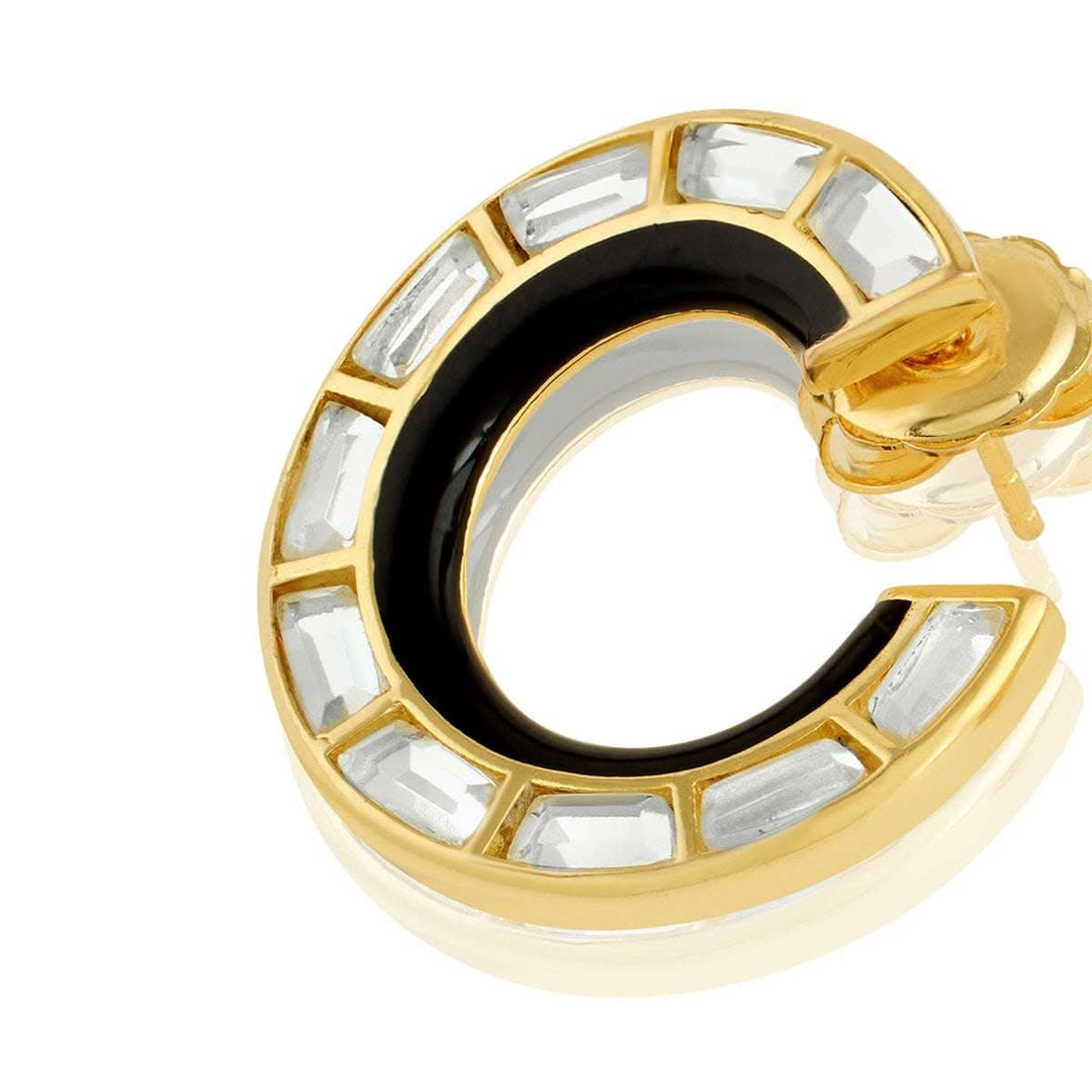 Art Deco Mirror Front-Back Studs