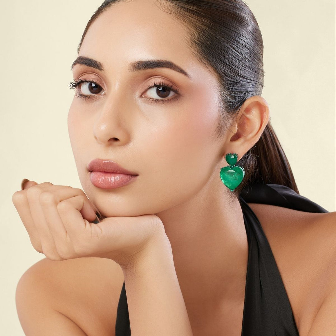 Doré Emerald Botox Earrings