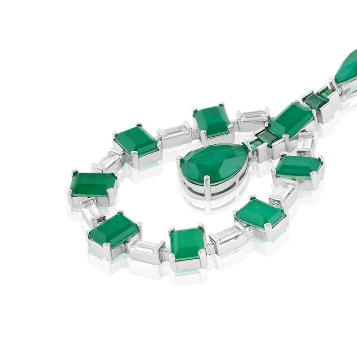 Emerald Luxe Dangler Earrings