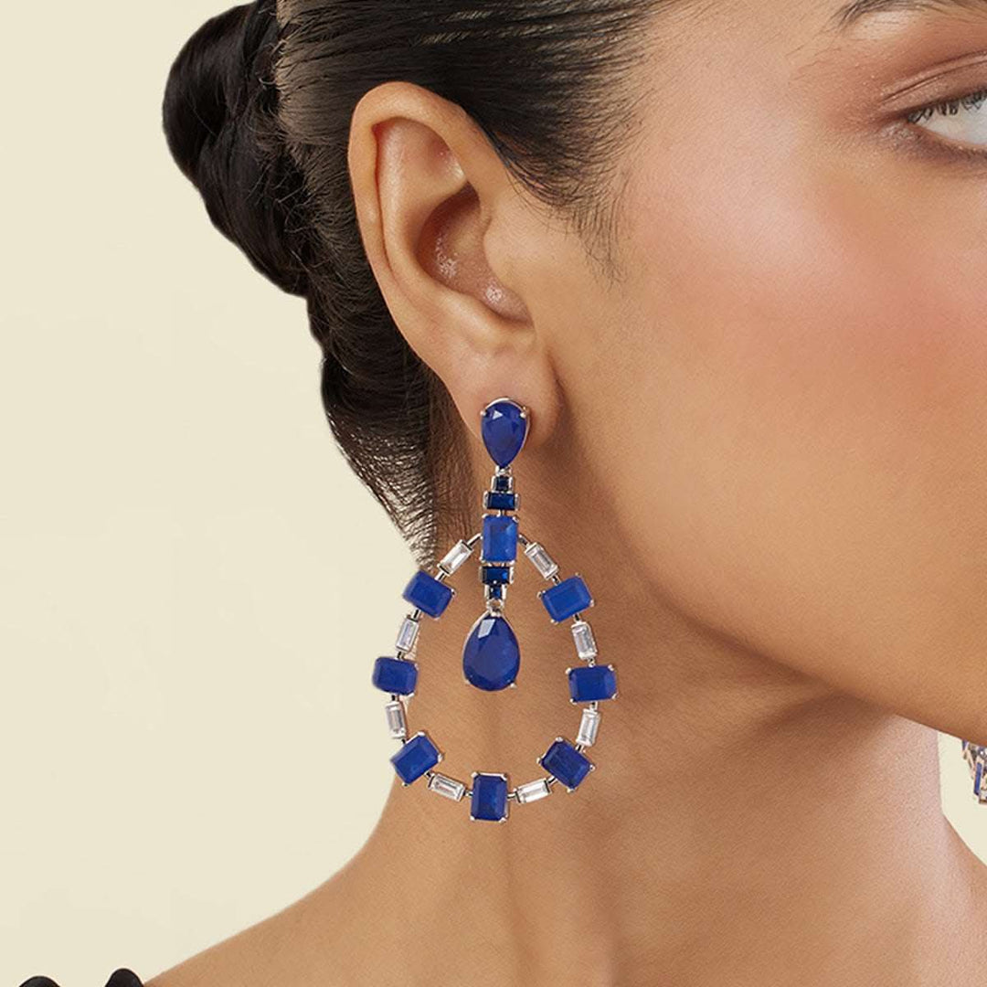 Sapphire Luxe Dangler Earrings