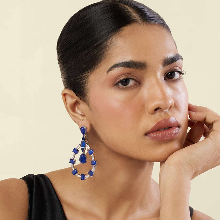 Sapphire Luxe Dangler Earrings