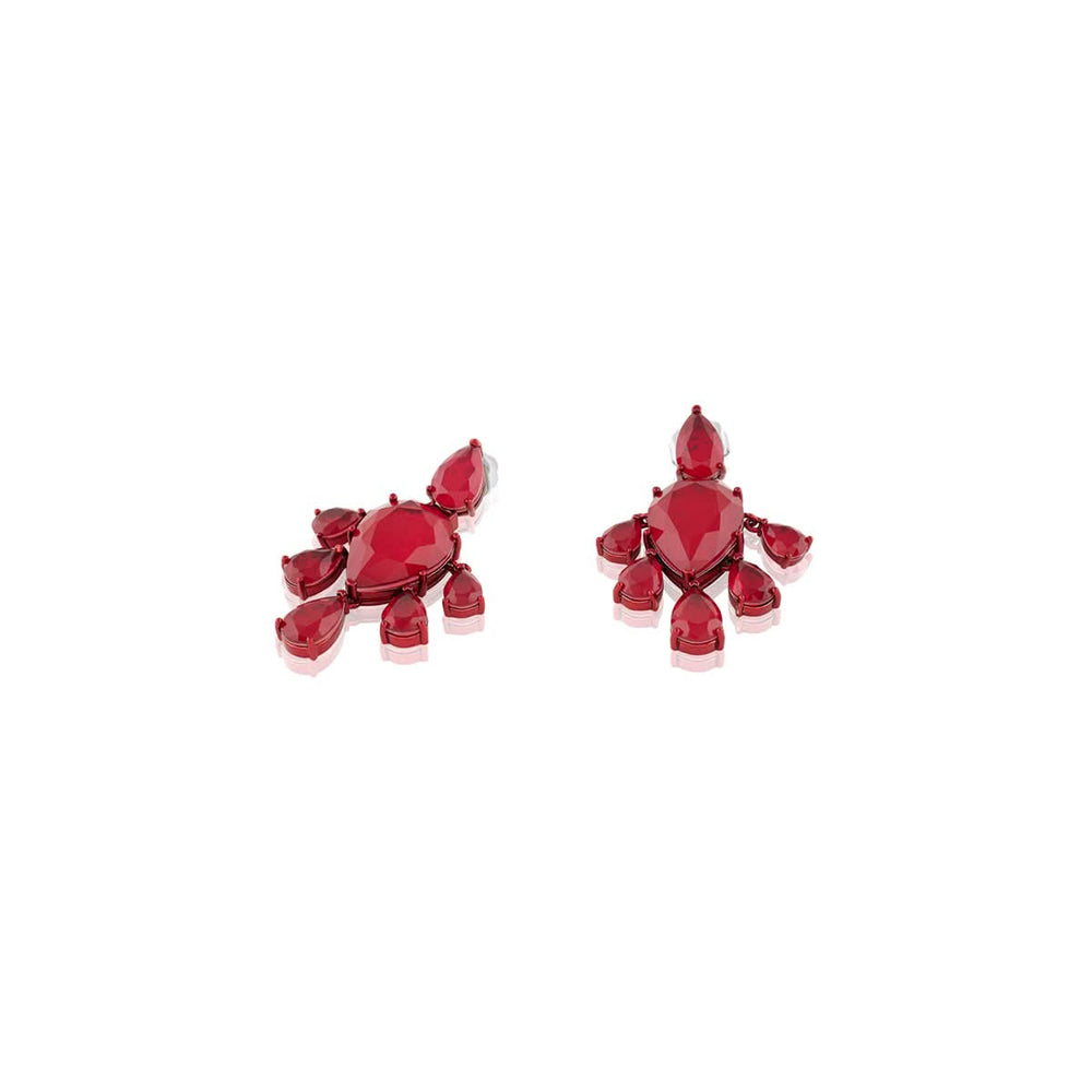 Crimson Luxe Dangler Earrings