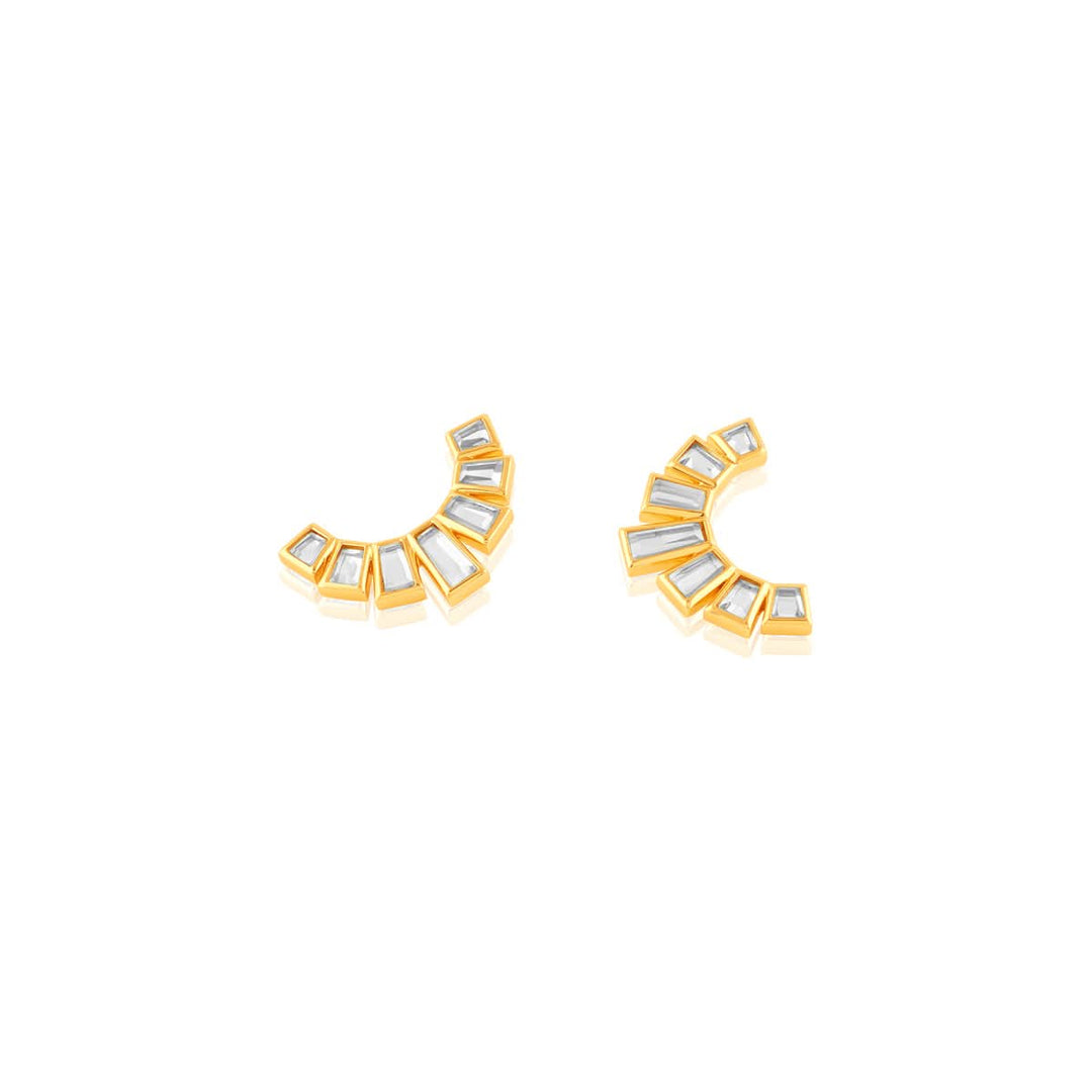 Luz Mirror Studs