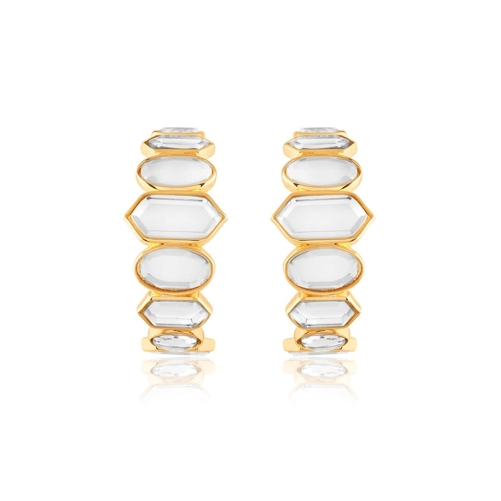 Mosaico Mirror Hoops