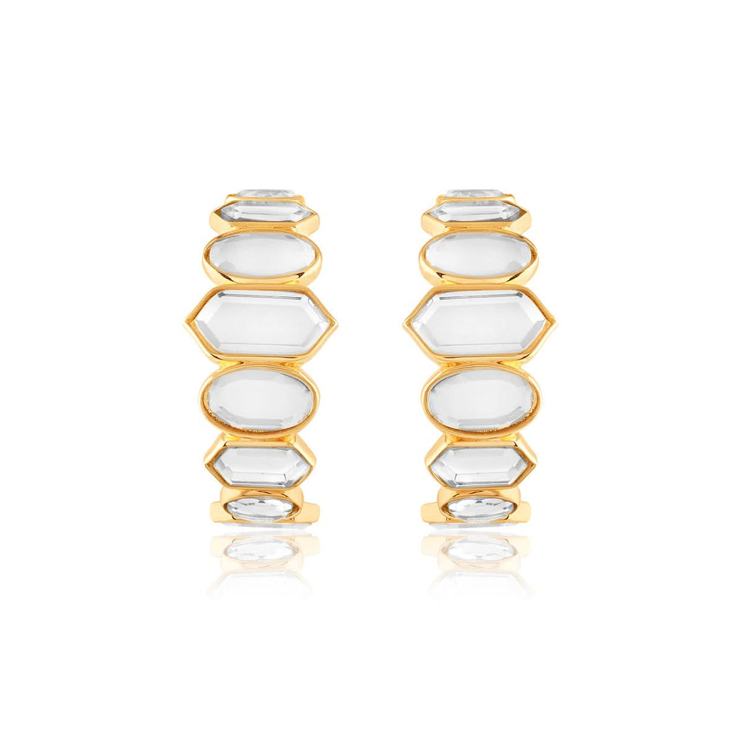 Mosaico Mirror Hoops