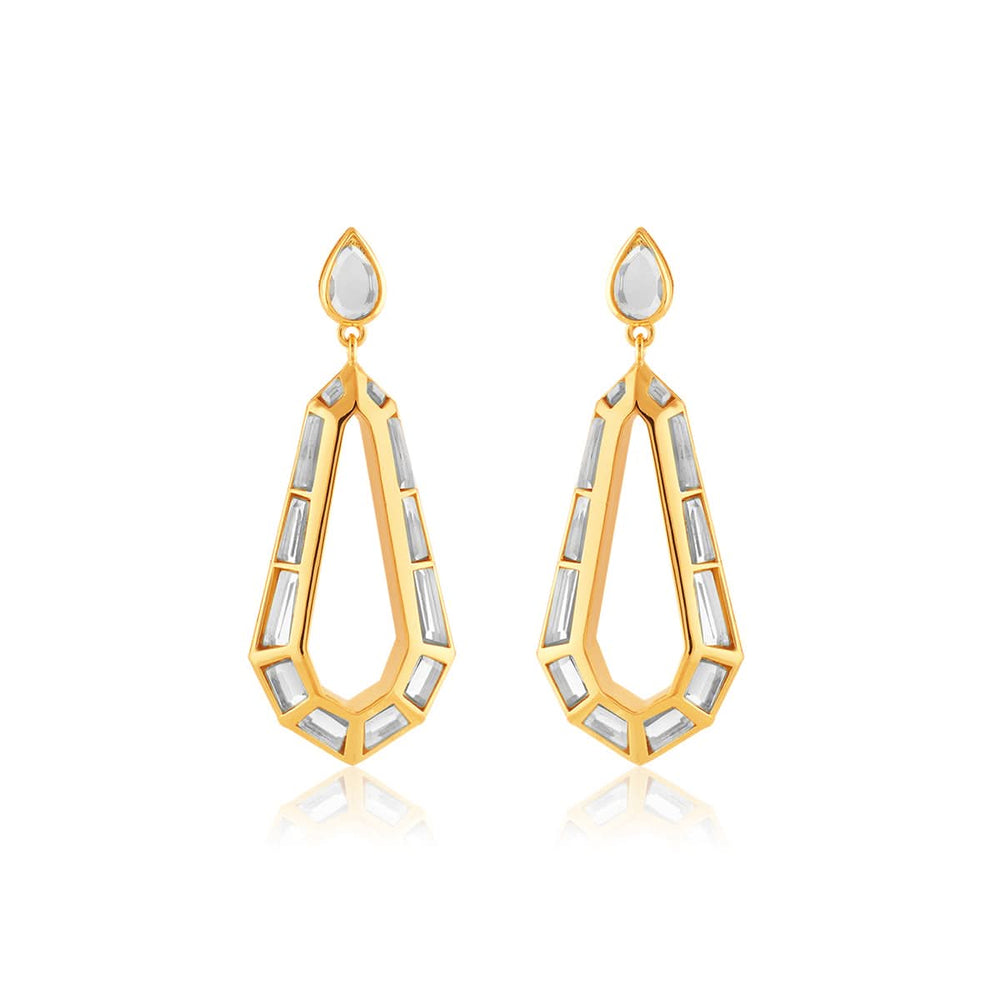 Arco Statement Drop Earrings
