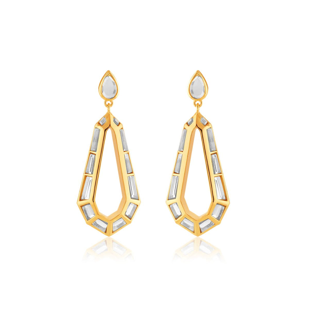 Arco Statement Drop Earrings