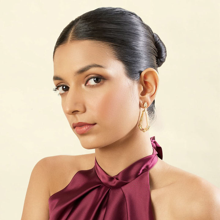 Arco Statement Drop Earrings