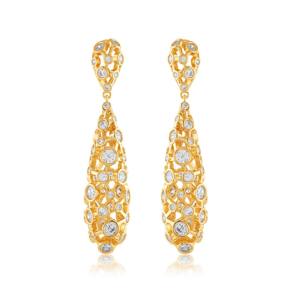 Espelho Long Drop Earrings