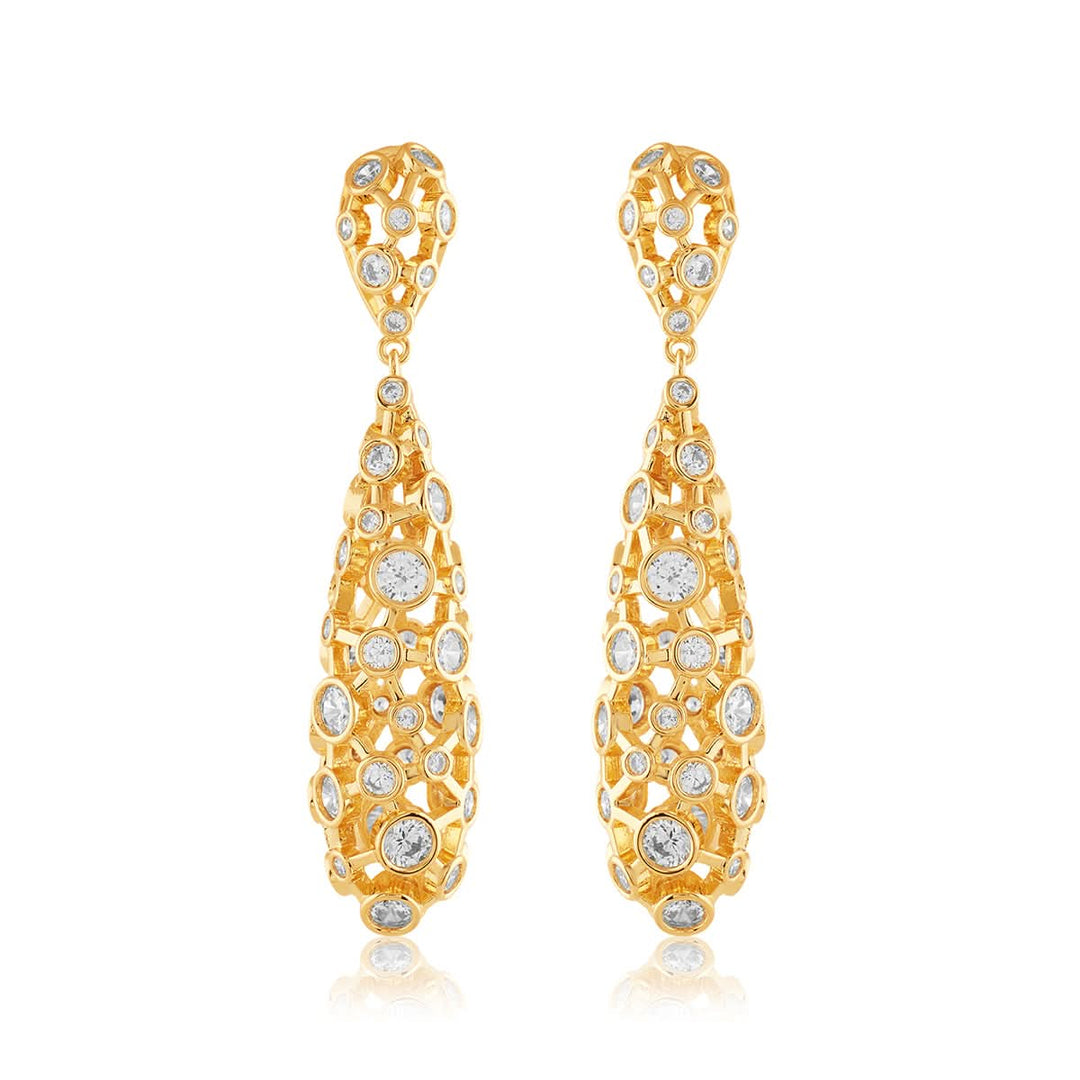 Espelho Long Drop Earrings