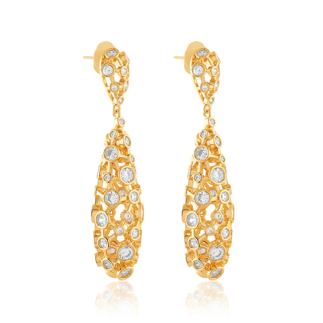 Espelho Long Drop Earrings