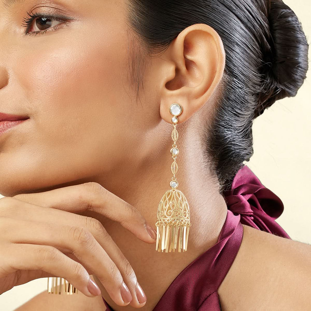 Calçada Statement Jhumkas