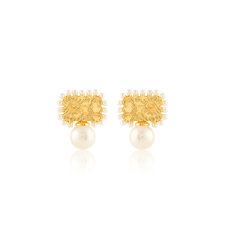 Zenya Pearl Drop Earrings