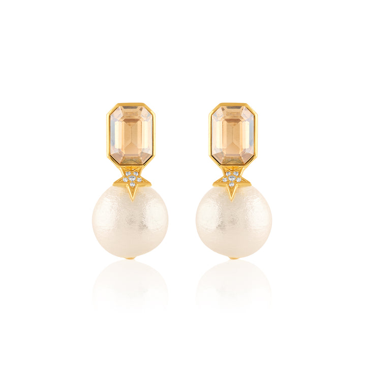 Cassiopeia Pearl Drop Earrings