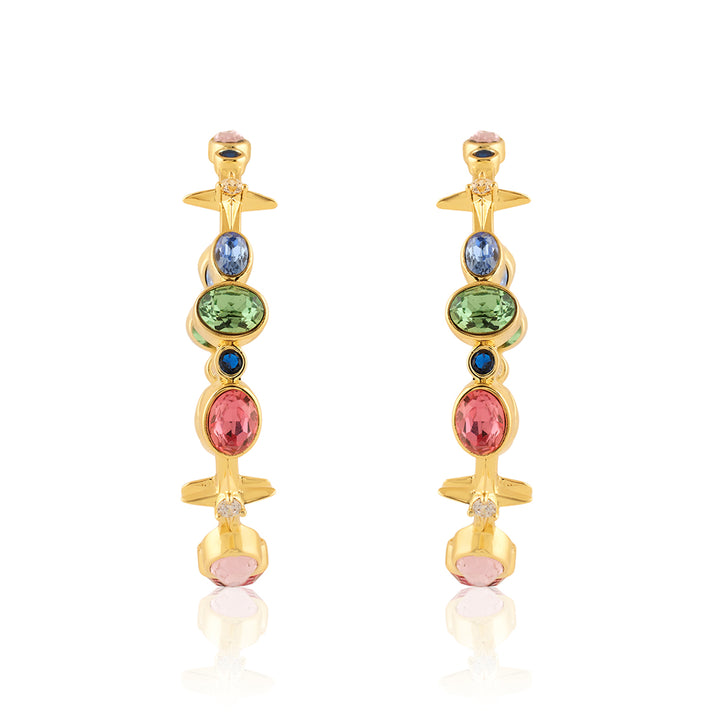 Sunera's Lil Gem Drop Hoops