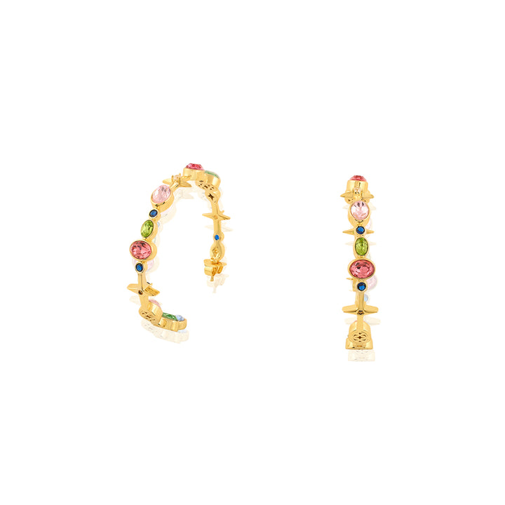 Sunera's Lil Gem Drop Hoops