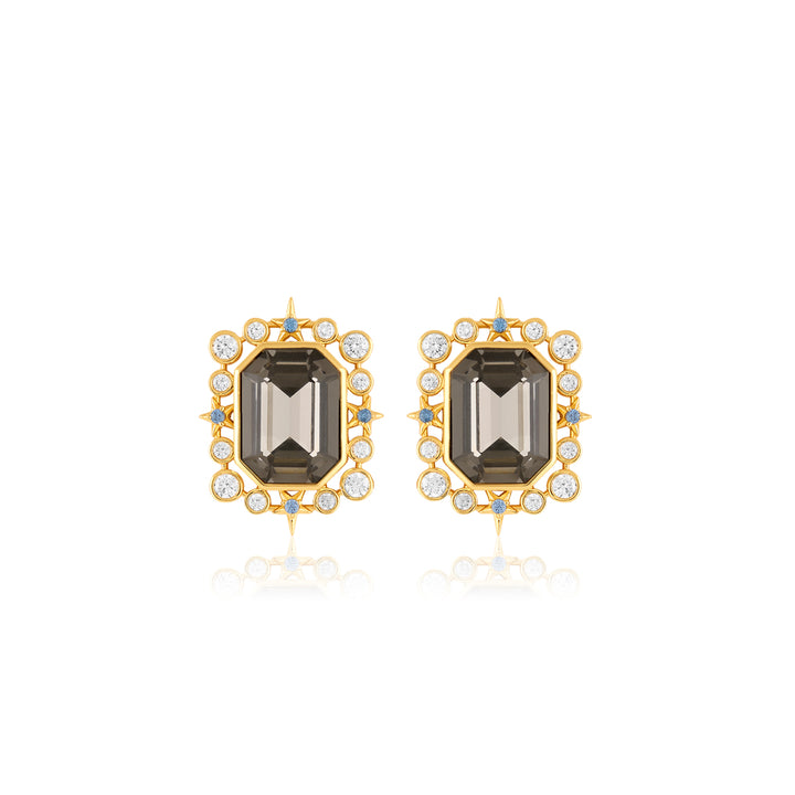 Sapphire Twilight Stud Earrings