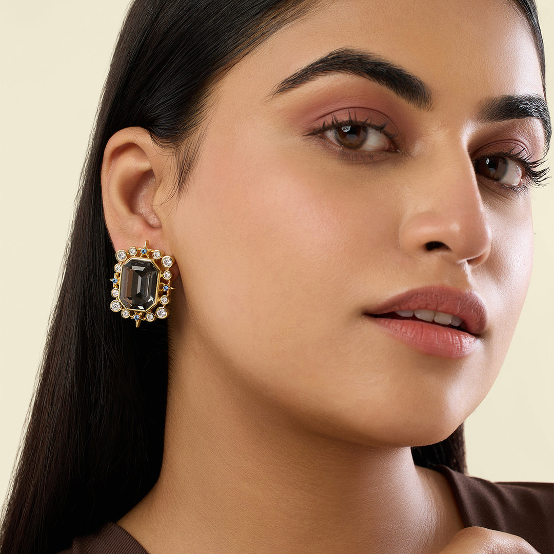 Sapphire Twilight Stud Earrings