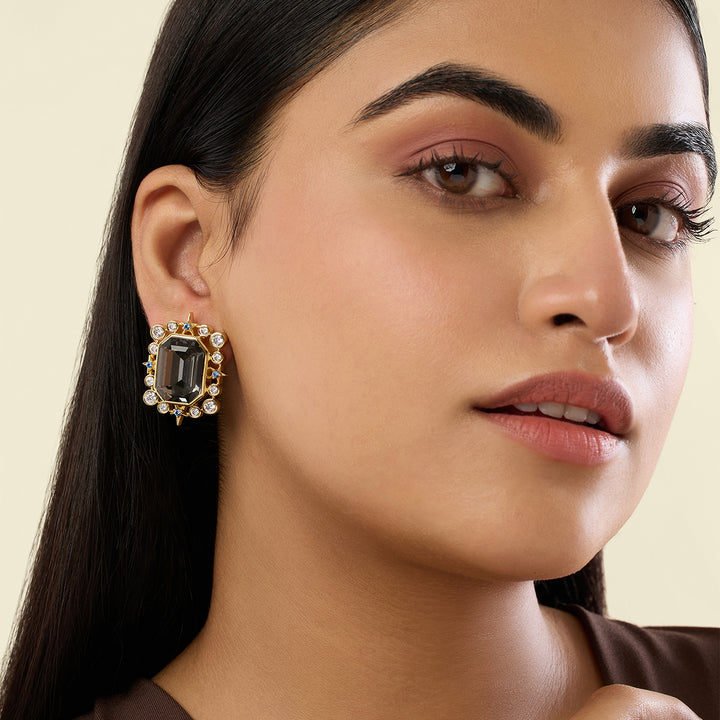 Sapphire Twilight Stud Earrings