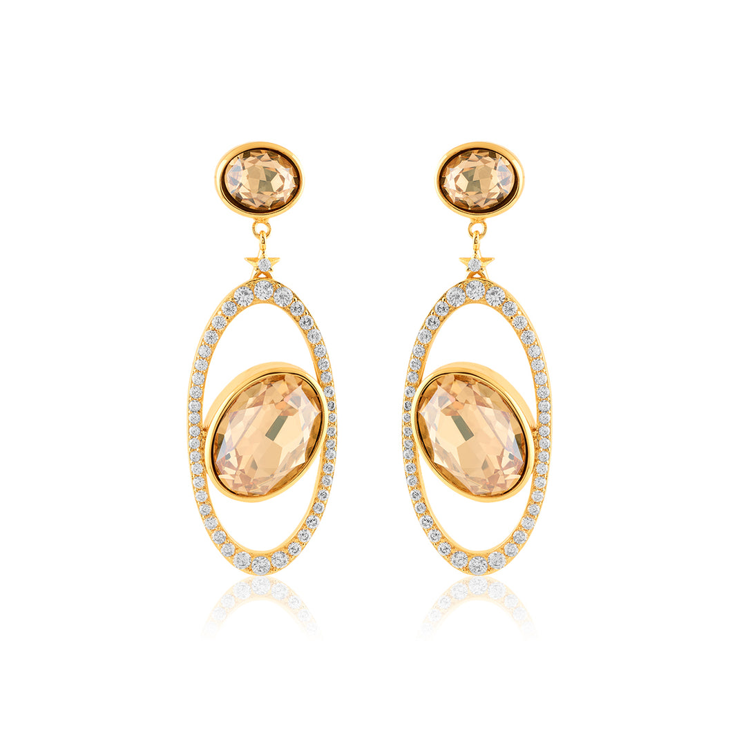 Cosmic Ember Dangler Earrings