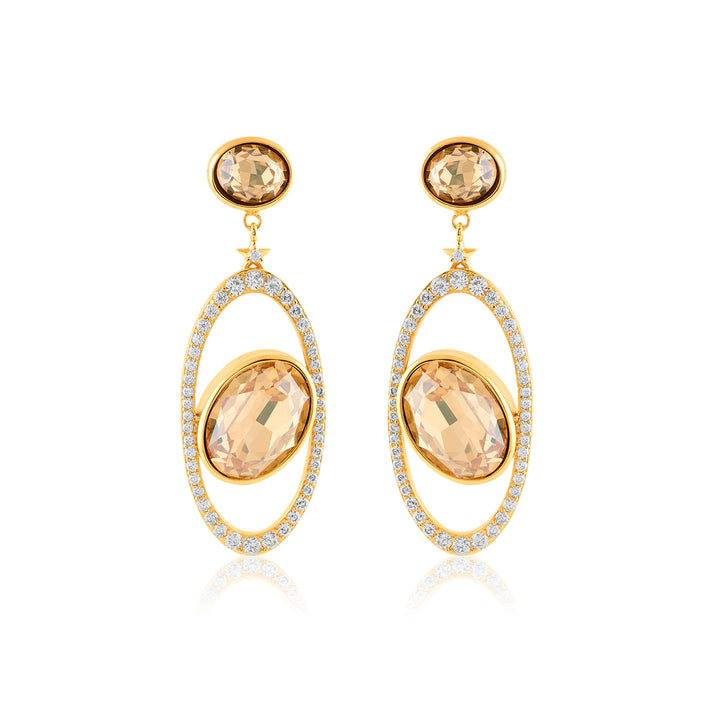 Cosmic Ember Dangler Earrings