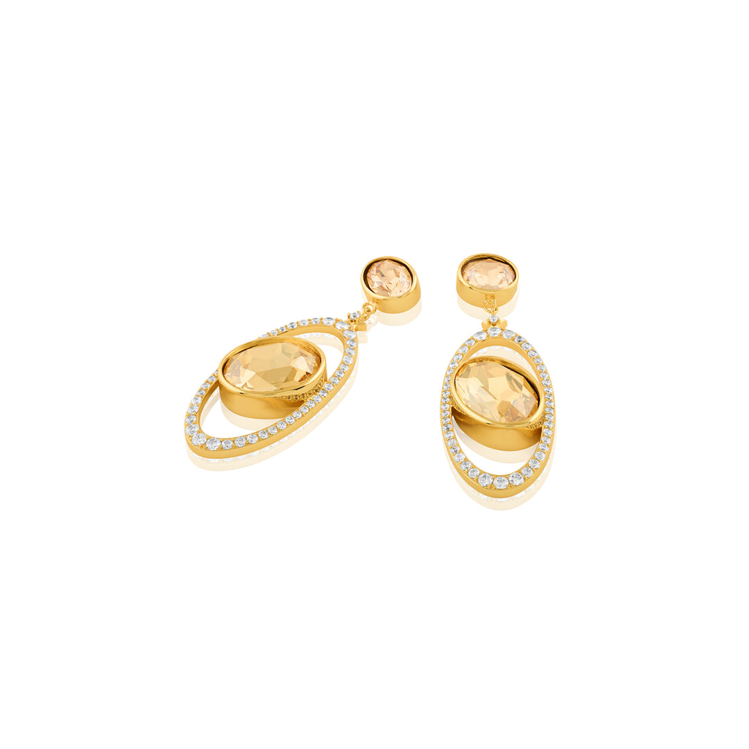 Cosmic Ember Dangler Earrings