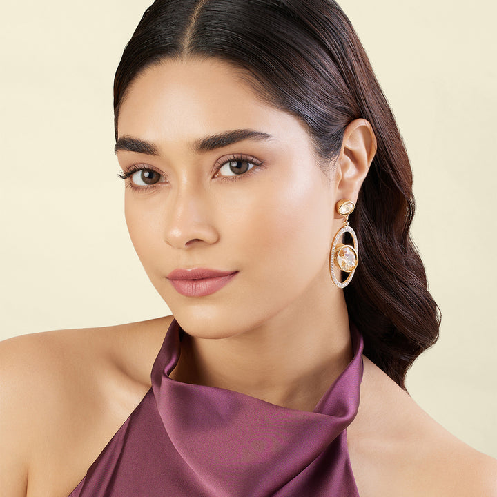 Cosmic Ember Dangler Earrings