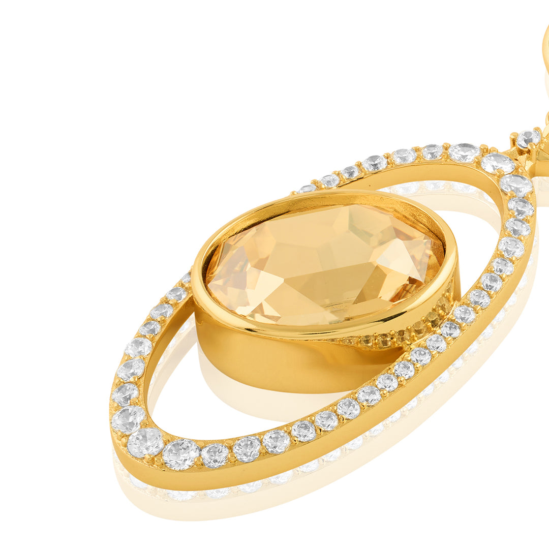 Cosmic Ember Dangler Earrings