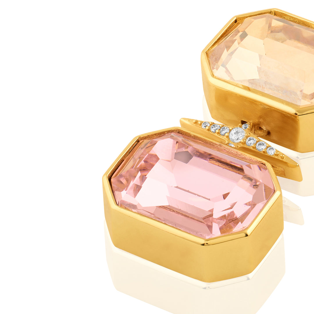 Pink Limoncello Drop Earrings