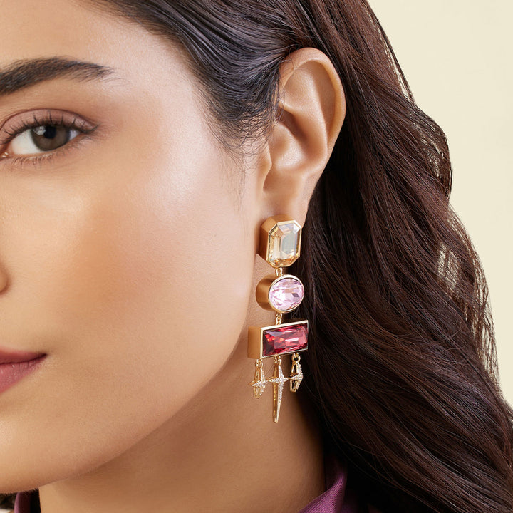 Stardust Pink Danglers