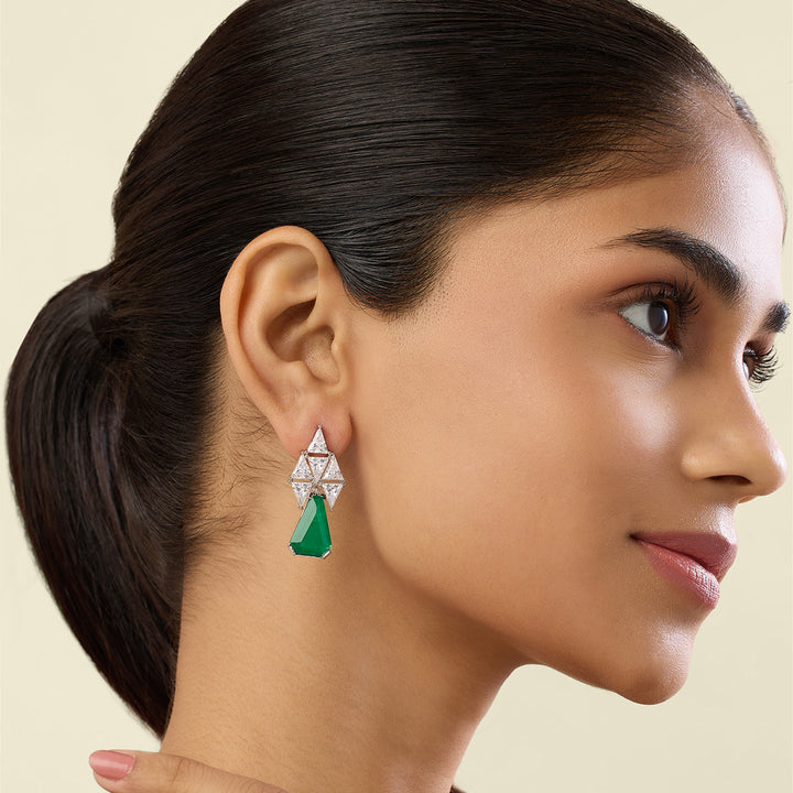 Chrysler Emerald Danglers