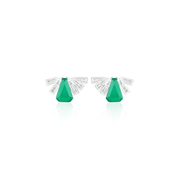Gatsby Emerald Studs
