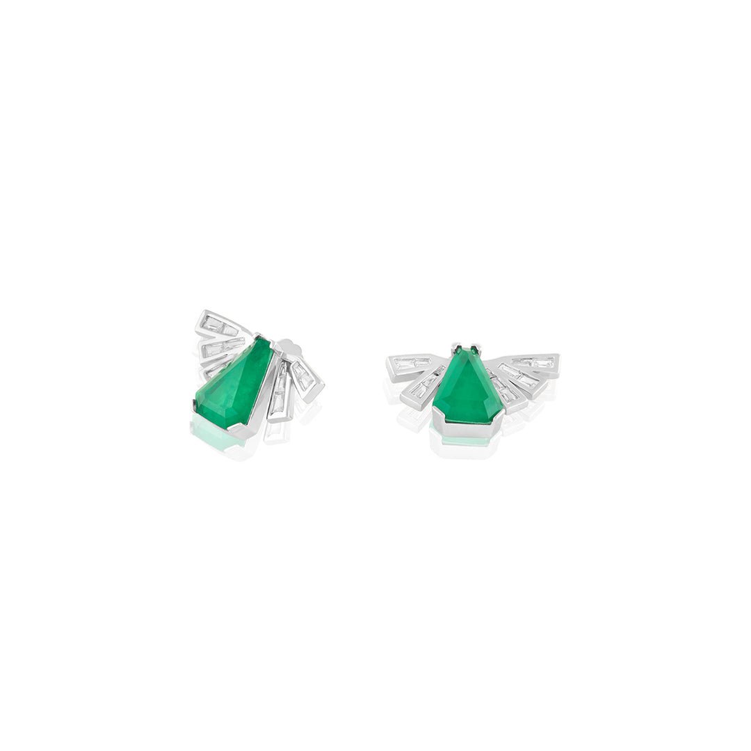 Gatsby Emerald Studs