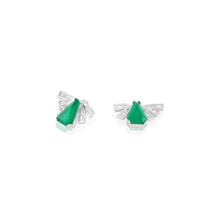 Gatsby Emerald Studs