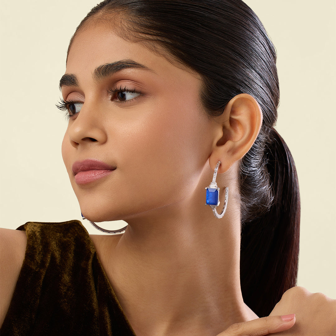 Aureline Sapphire Hoops