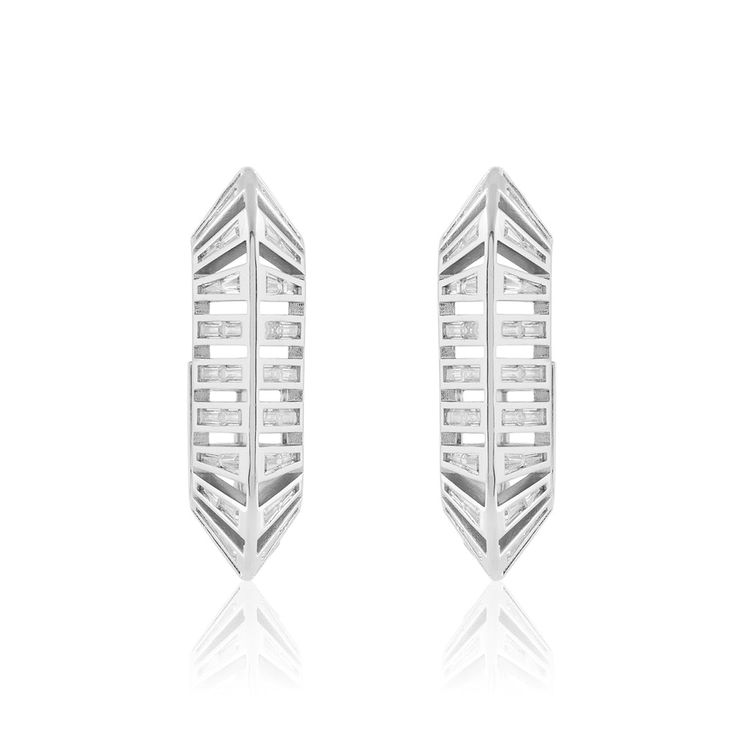 Rhombo Diamante Hoops
