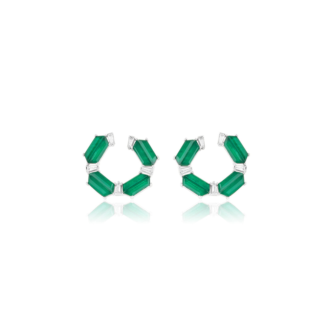 Forme Front Back Earrings