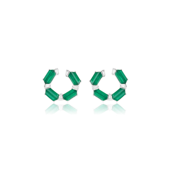 Forme Front Back Earrings