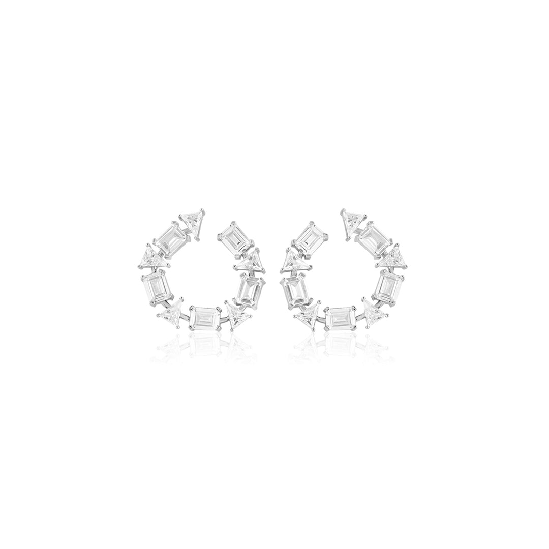 Opaline Front Back Earrings
