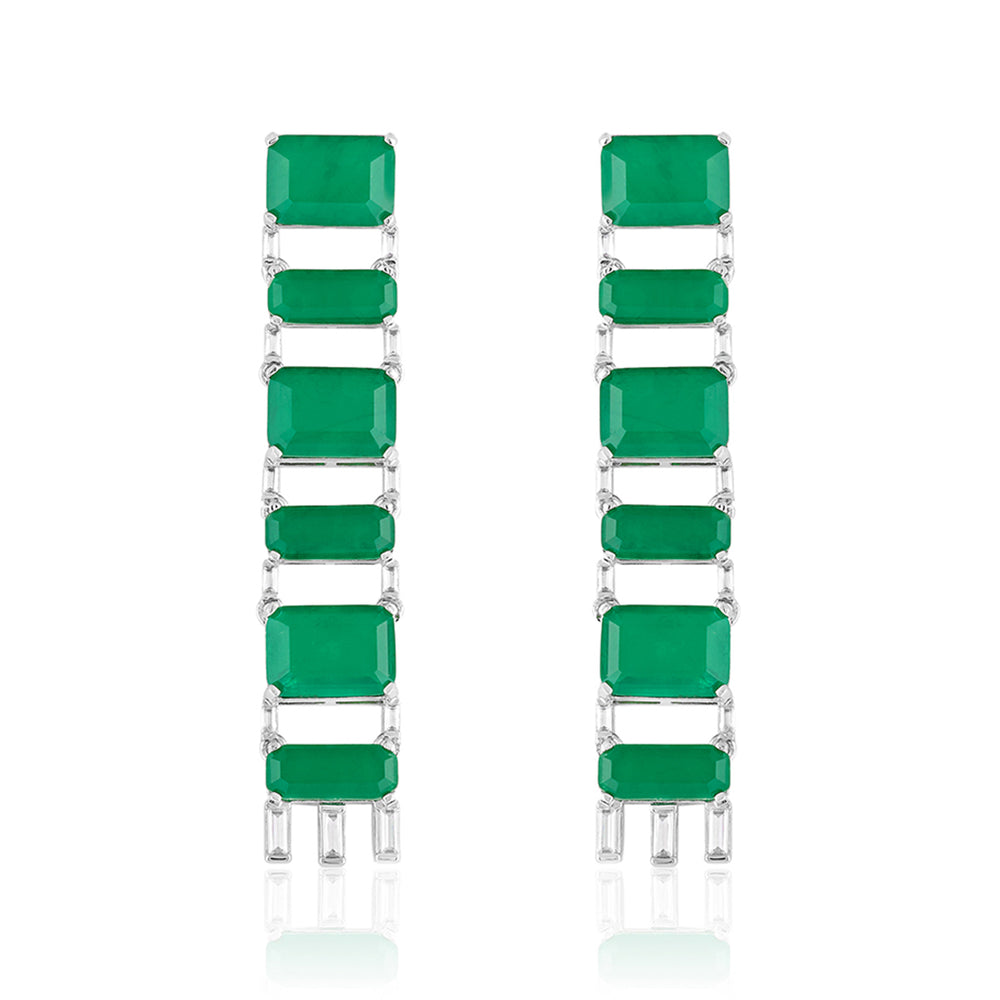 Lustra Emerald Hoops