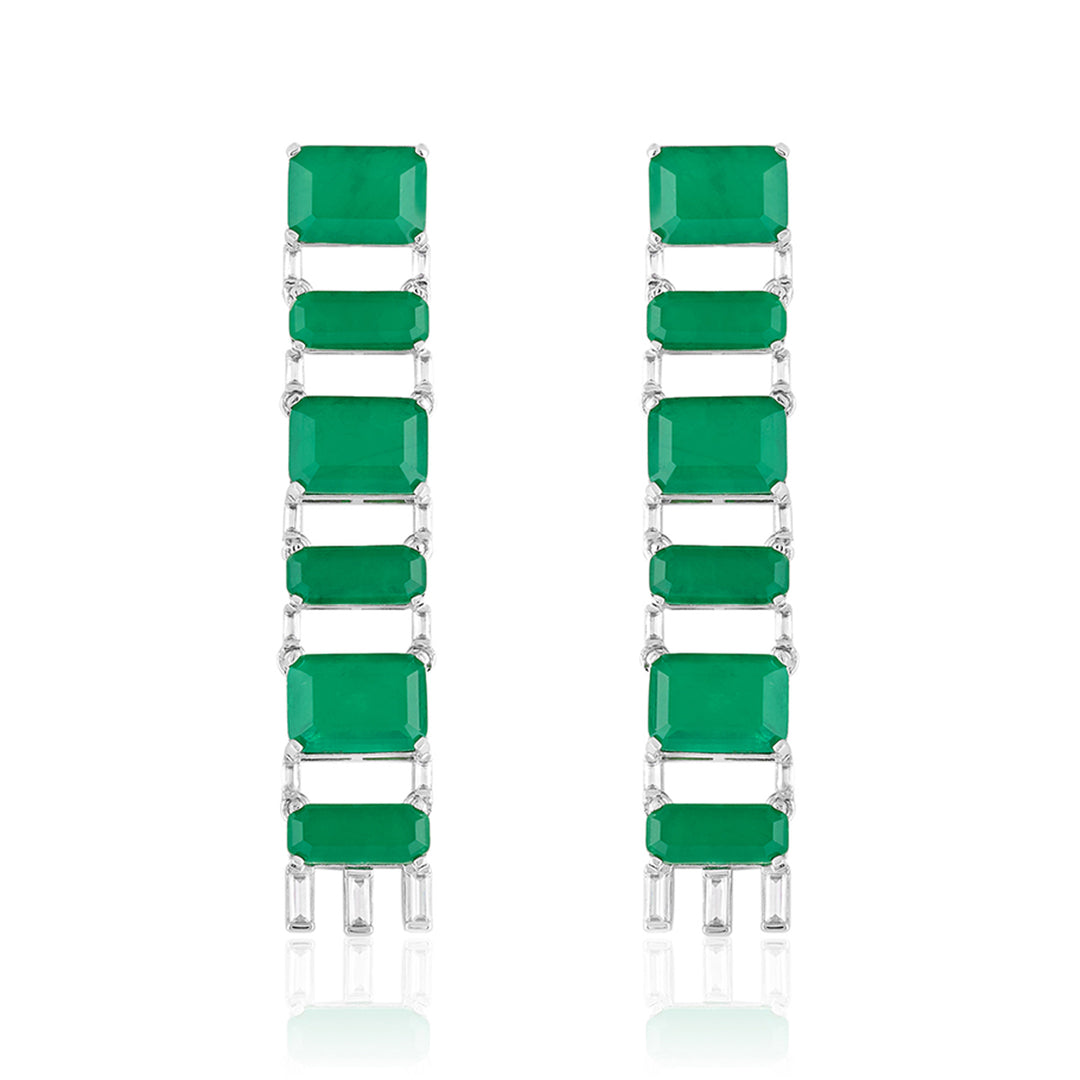 Lustra Emerald Hoops